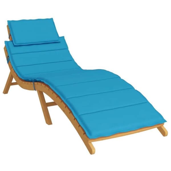 Maison Exclusive - Långfällstolskudde blå 186x58x4 cm oxfordtyg Blå