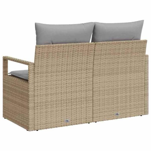 Trädgårdsoffan - EXKLUSIVT HUS - 120x62x69 cm - Polyrotin - Stålram - Modulär, hållbar