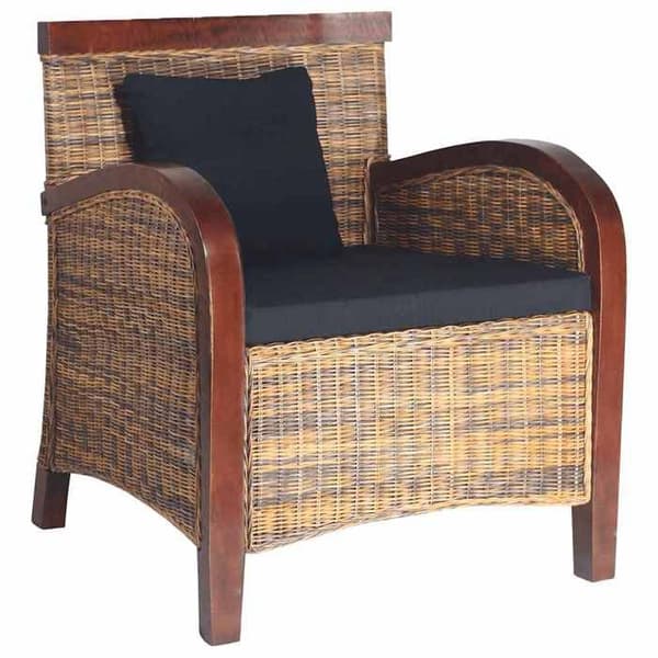 Maison Exclusive - Håndvævet rattan lænestol