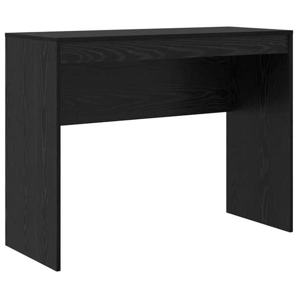 Maison Exclusive - Kontor Sort egetræ 100 x 40 x 76 cm svart ek