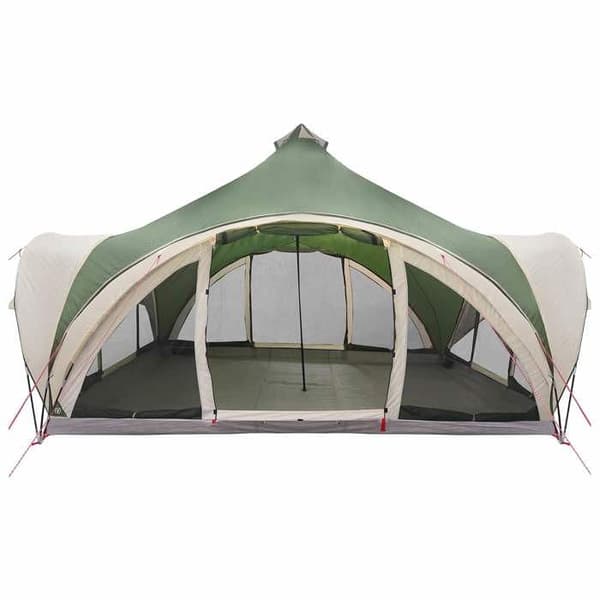 Maison Exclusive - Tipi Telt 18.0 personer Grøn Polyester og Stål