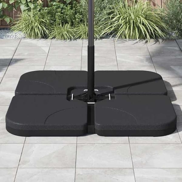 Maison Exclusive - Bærbar parasolbase Sand/Vand 60 L