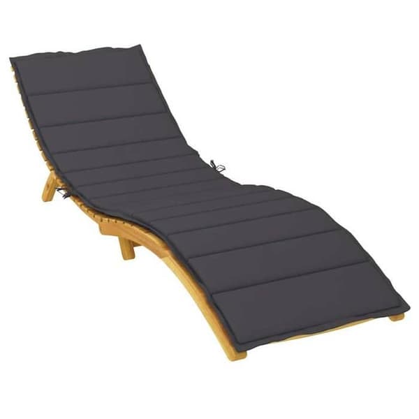 Maison Exclusive - Sort liggestolspude 200x60x3 cm oxford stof