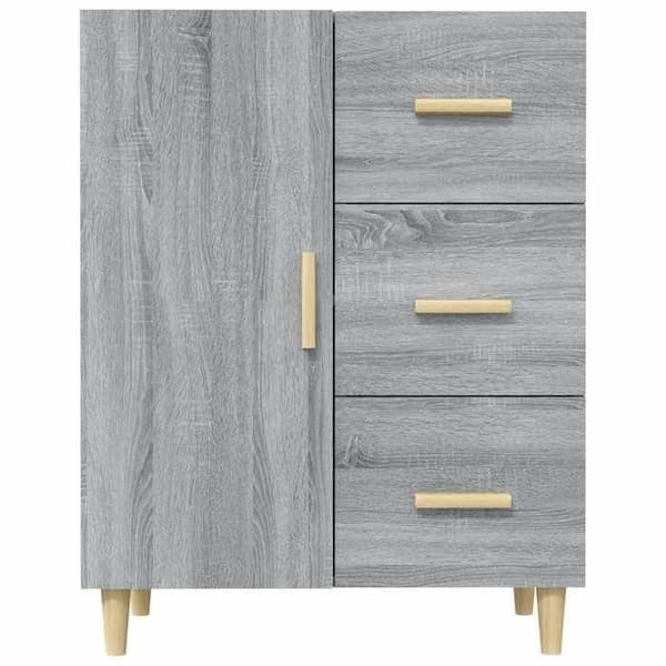 Maison Exclusive - Buffé Sonoma Grå 69,5x34x90 cm Ingenjörsträ
