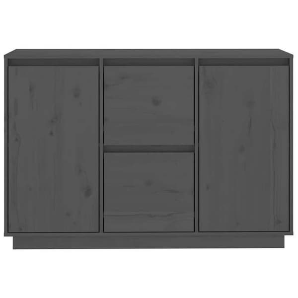 Maison Exclusive - Buffé Grå 111x34x75 cm Massivt furu Grå