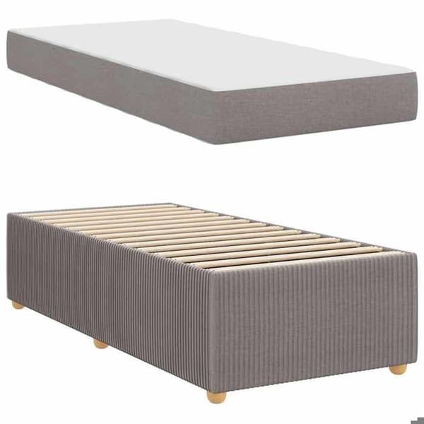 Maison Exclusive - Taupe-väri sänkykehys 80 x 200 cm kangas Mol