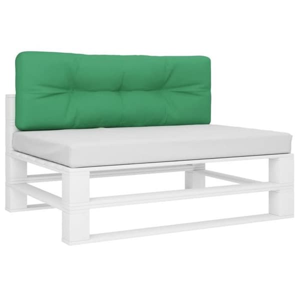 Maison Exclusive - Palletpude grøn 120x40x12 cm stof
