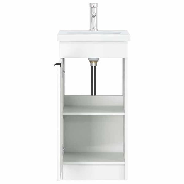 Maison Exclusive - Badrumsmöbel med vit handfat 42 x 40 x 84,5 cm