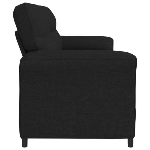 Maison Exclusive - Sofa 3 pladser Sort 198 x 83 x 95 cm Stof