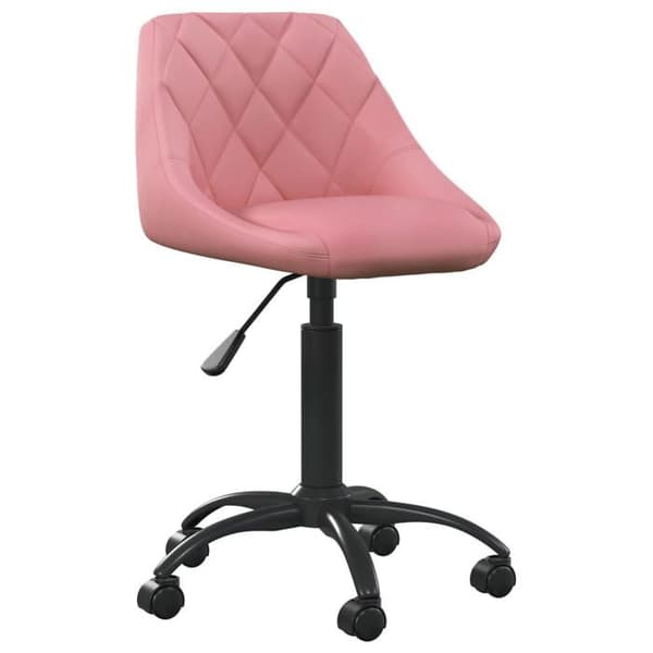 Maison Exclusive - Kontorstol i Rosa Velour