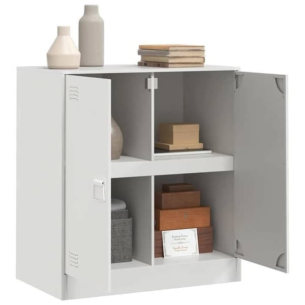 Maison Exclusive - Vit buffé 67x39x73 cm stål