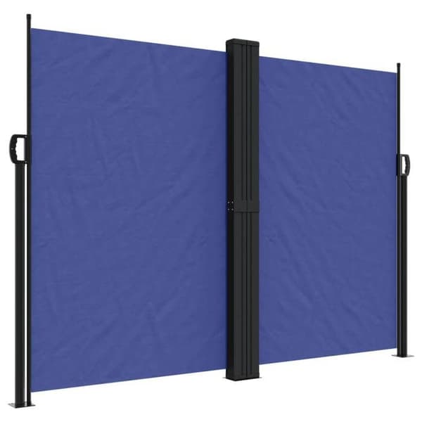 Maison Exclusive - Fällbart sidotak blått 180x600 cm