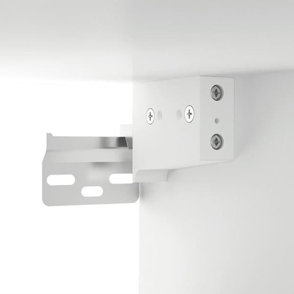 Maison Exclusive - Väggmonterad sängbord vit 34x30x20 cm Vit