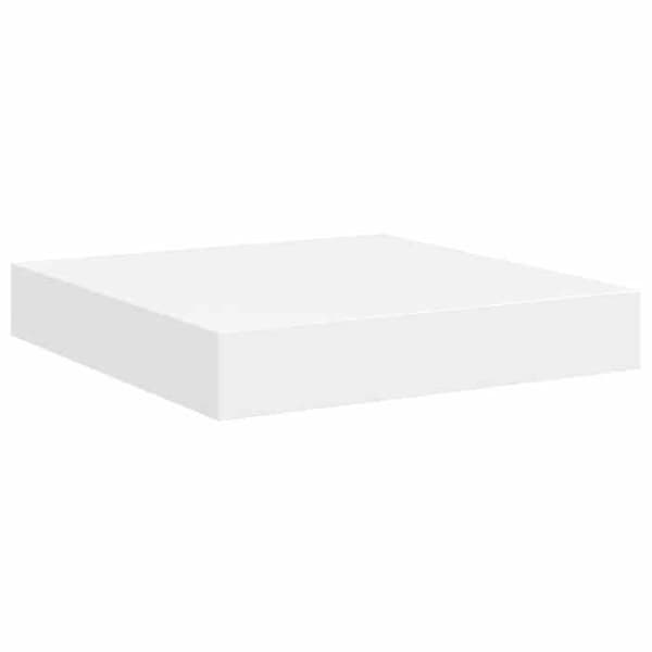 Maison Exclusive - Kelluvat seinähyllyt 2 kpl valkoinen 23x23,5x3,8 cm MDF
