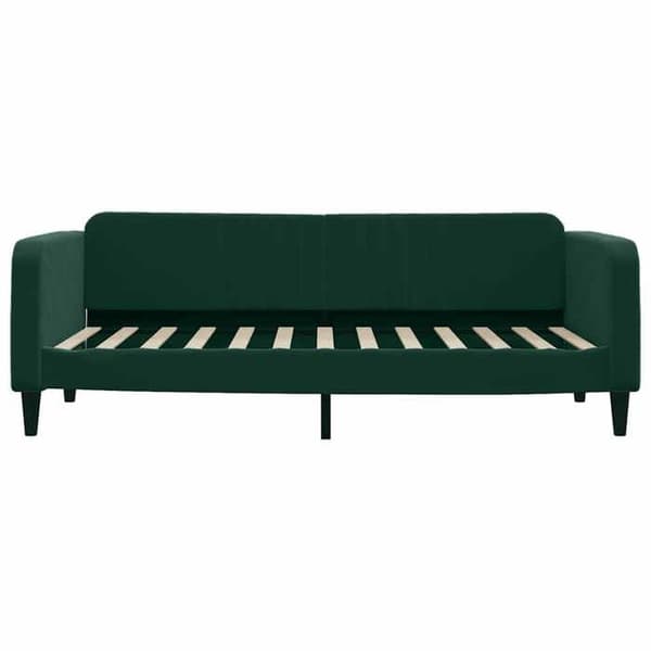 Maison Exclusive - Dagbädd med mörkgrön madrass 100x200 cm sammet Mörkgrön
