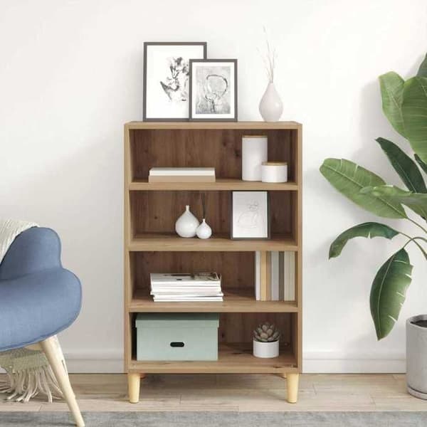 Buffé - EXKLUSIVT HEM - 57x35x89.5 cm - Ingenjörsträ - Nutida - Stort kapacitet Ek
