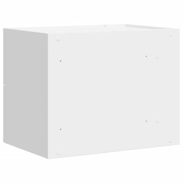 Maison Exclusive - Väggmonterad sängbord vit 45x30x35 cm