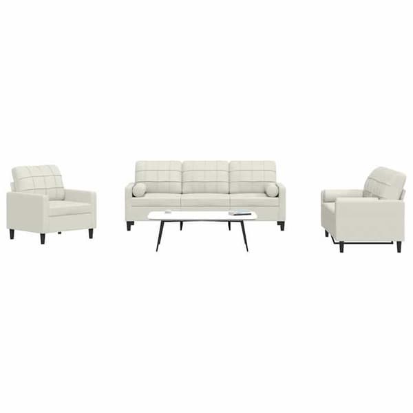 Maison Exclusive - Sæt af 3 sofaer med puder og velourpuder