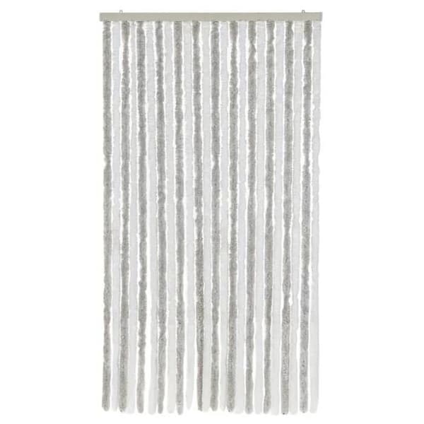 Maison Exclusive - Ljusgrå och vit myggnät 100x200 cm chenille