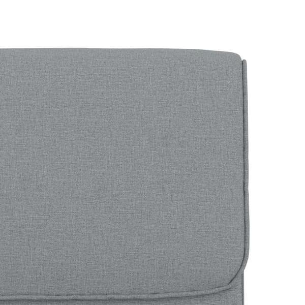 Maison Exclusive - Vaalea harmaa lepotuoli 55x64x80 cm Kangas