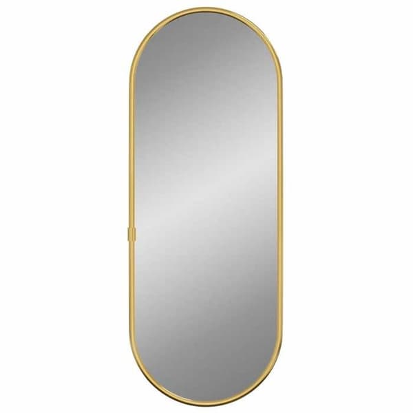 Maison Exclusive - Guld vægspejl 40x15 cm oval gyllene