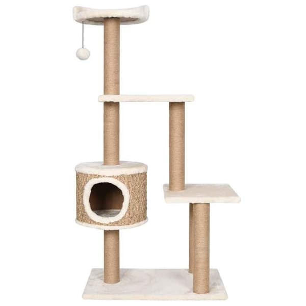 Maison Exclusive - Kattträd med klösträningar 123 cm Havsörter beige