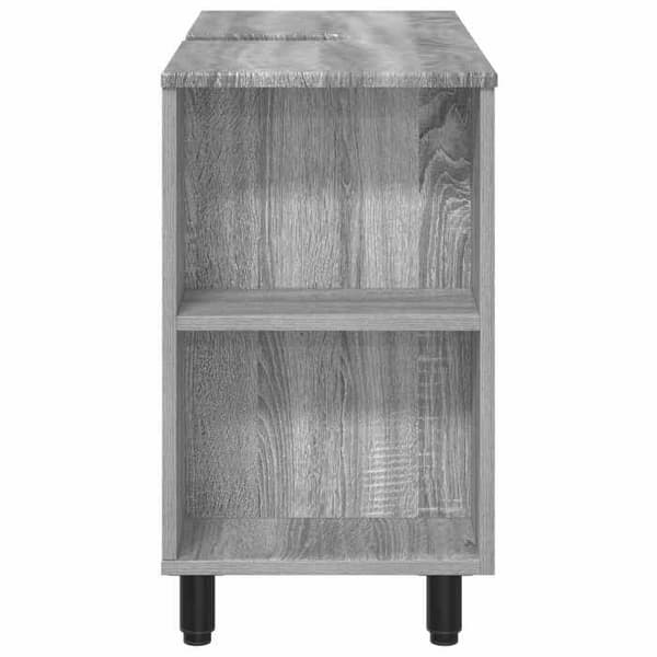 Maison Exclusive - Sonoma grå badrumsvanitet enhet 80 x 35 x 60 cm