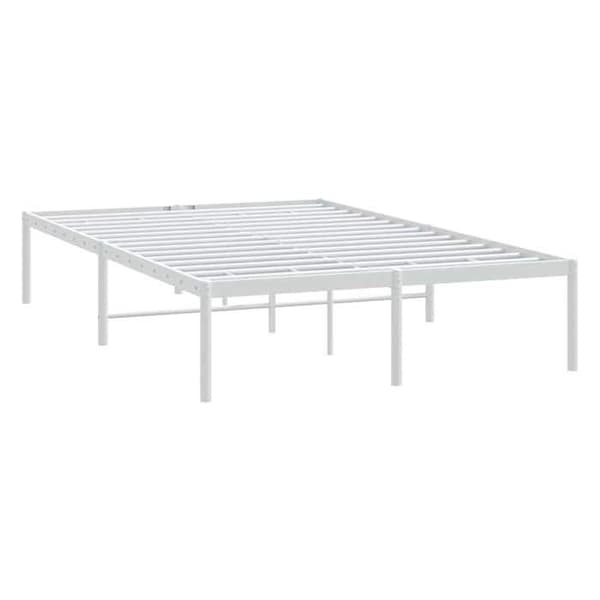 Maison Exclusive - Hvid metal sengestel 120x190 cm Vit