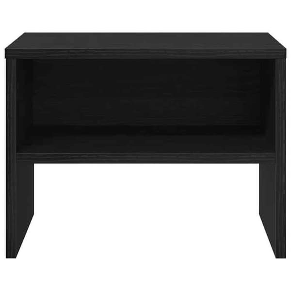 Maison Exclusive - Natbord 2 stk Sort eg 40 x 30 x 30 cm