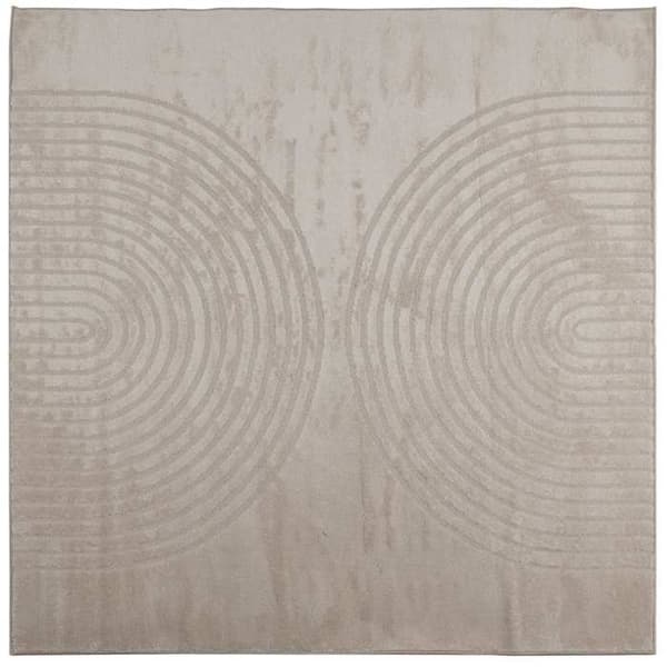 Maison Exclusive - Indendørs tæppe GALATI Beige 200 x 200 cm Polyester beige