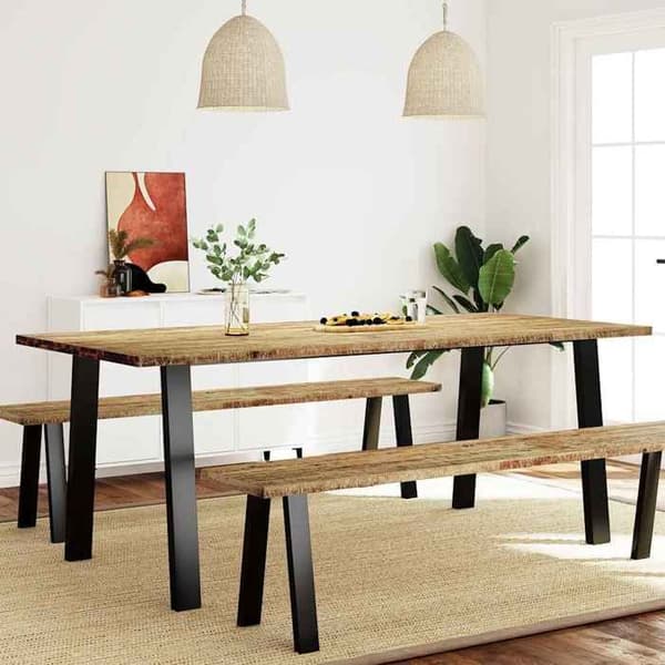 Maison Exclusive - Matbord 200x90x75 cm i solid akaciaträ