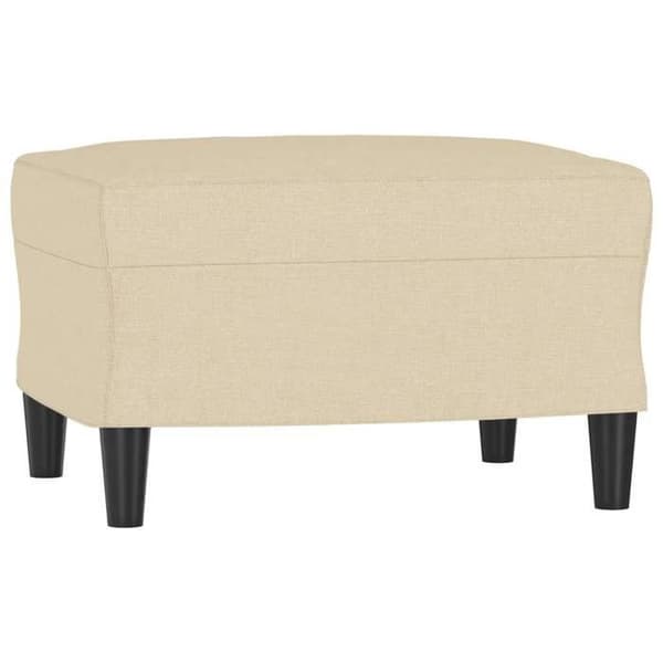 Maison Exclusive - Sæt af 4 sofaer med cremefarvede puder i stof