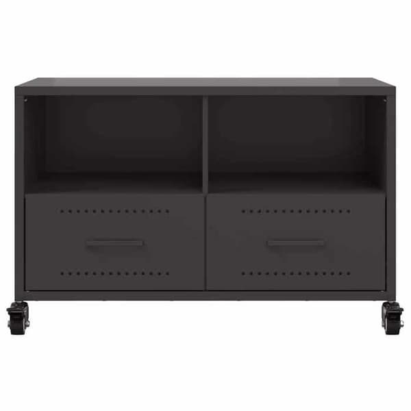 Maison Exclusive - Sort TV-møbel 68x39x43,5 cm stål