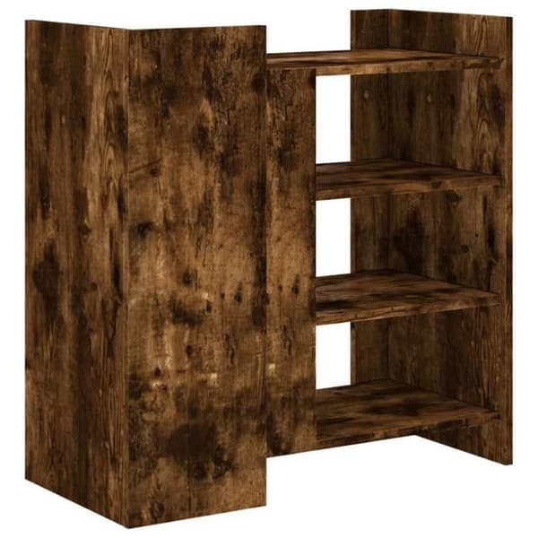 Maison Exclusive - Buffé i rökig ek 73,5x35x75 cm i ingenjörsträ.