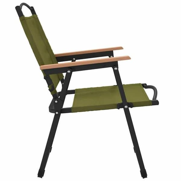 Maison Exclusive - Campingstolar set om 2 Grön 54x55x78 cm Oxford-tyg