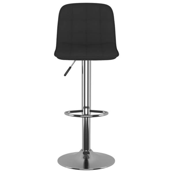 Maison Exclusive - Barstolar set om 2 svart tyg