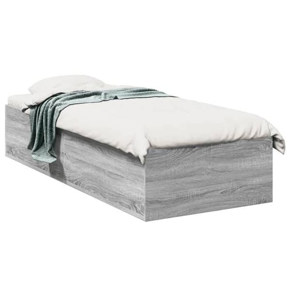 Maison Exclusive - Sengestel uden madras sonoma grå 100x200 cm