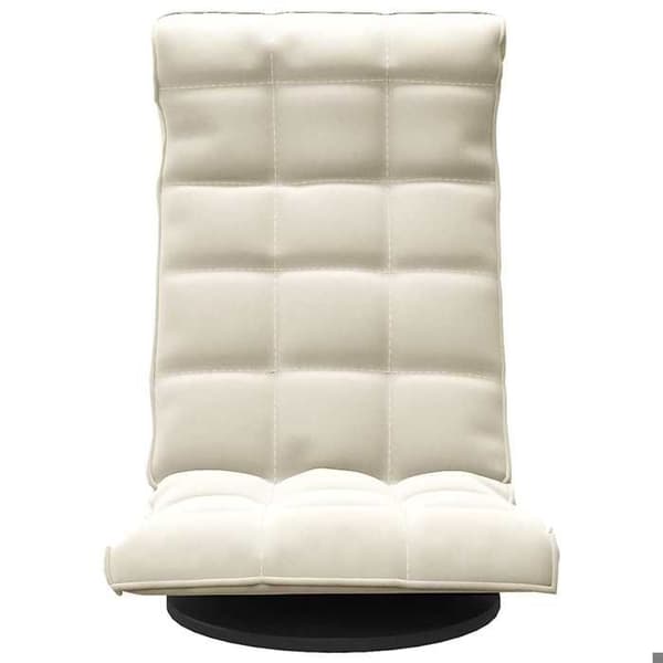 Maison Exclusive - Drejelig gulvstol Creme Velour Grädde