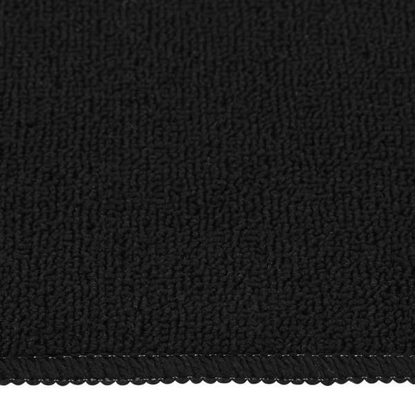 Maison Exclusive - Halkfria trappmattor 15st 75x20cm Svart Rektangulär