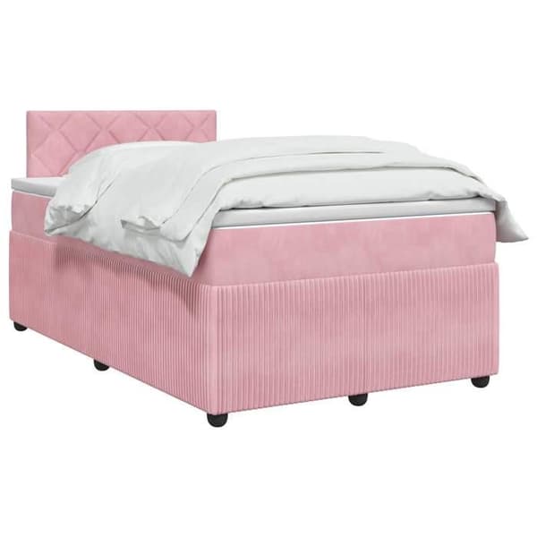 Maison Exclusive - Boxspring säng med Rose madrass 120 x 200 cm Sammet