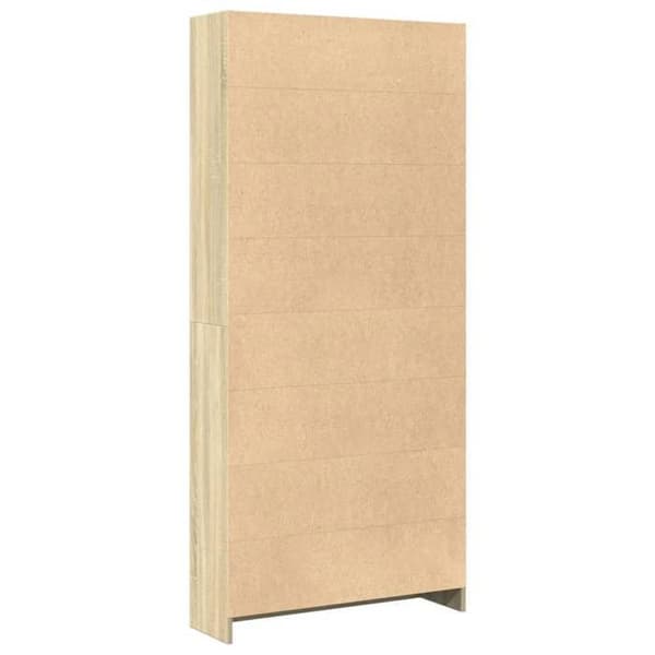 Maison Exclusive - Bibliotek Egetræ Sonoma 80x24x176 cm Ingeniørtræ