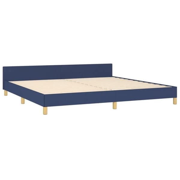 Maison Exclusive - Sengestel uden madras blå 200x200 cm stof