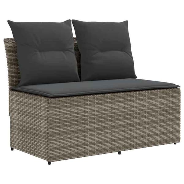 Maison Exclusive - 2 Personers Midter Sofa til Haven med Hævebord