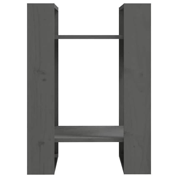 Maison Exclusive - Bibliotek/Rumseparator Grå 41x35x57 cm Solid fyr