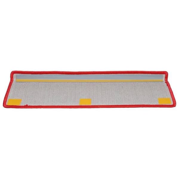 Maison Exclusive - Trappe tæppe 10 stykker 65 x 21 x 4 cm Rød rektangulær kant Röd