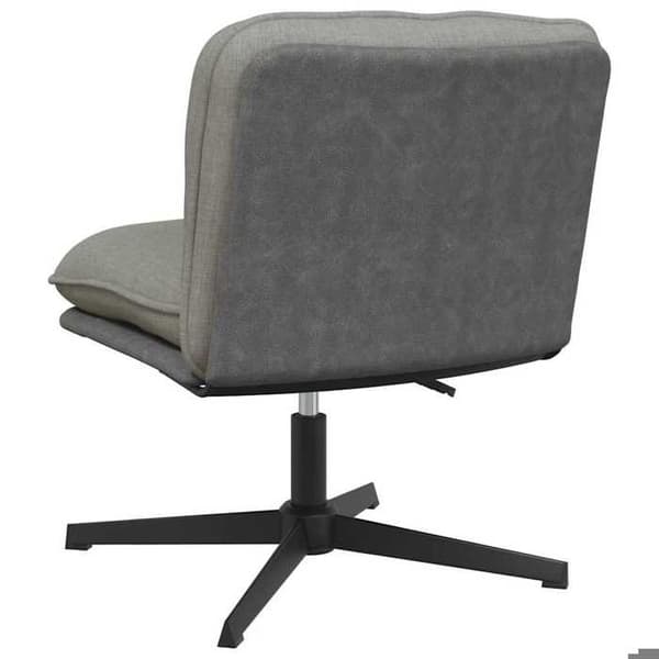Maison Exclusive - Snurrbar kontorsstol Ljusgrå Tyg