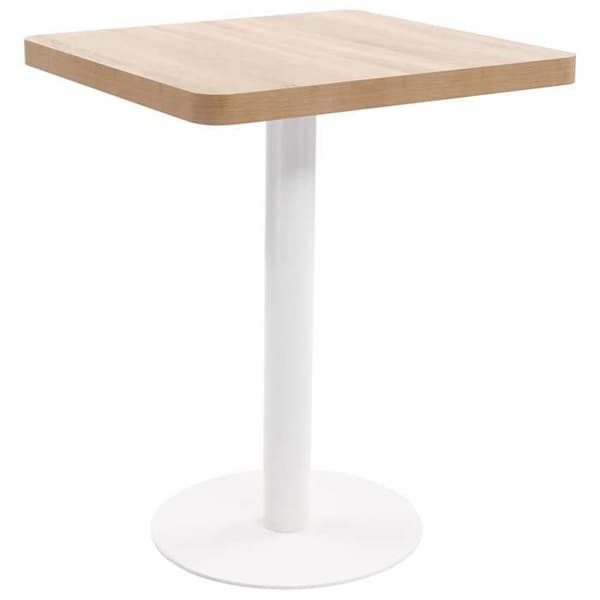 Maison Exclusive - Ljusbrun bistrobord 60x60 cm MDF