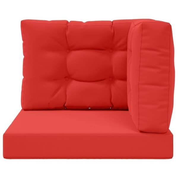 Stolskuddar - MAISON EXCLUSIVE - 60 x 60 cm - Polyester - Röd - Avtagbart fodral Röd