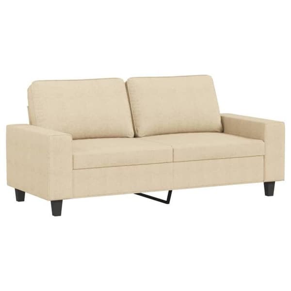 Maison Exclusive - 2-personers sofa Creme 140 cm Stof