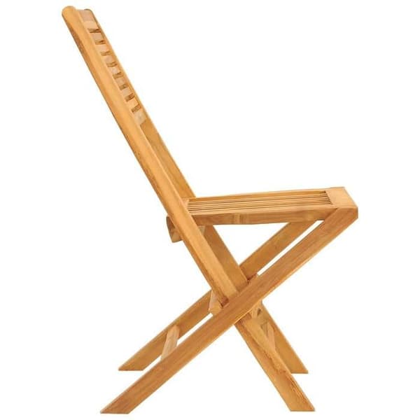 Maison Exclusive - Fällstolar (set om 2) 47 x 62 x 90 cm, massiv teakträ